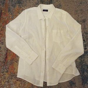 UNTUCKit Long Sleeve Button Down Linen Shirt